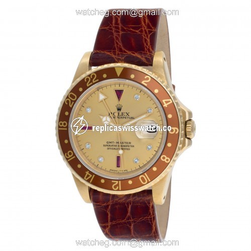 Rolex 16758 GMT-Master Automatic Male 18k yellow gold Watches Rolex 16758 GMT-Master Automatic Male 18k yellow gold Watches