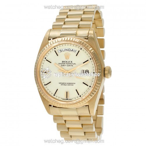 Rolex 1803 Day-Date Automatic Unisex 18k yellow gold Replica