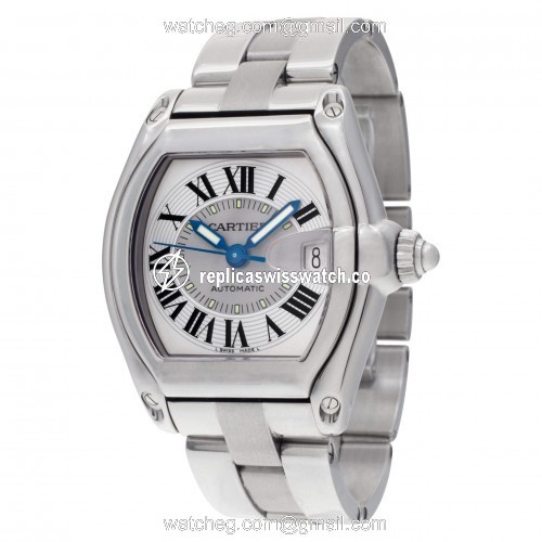 Cartier W62025V3 Roadster Automatic Unisex Stainless Steel Replica