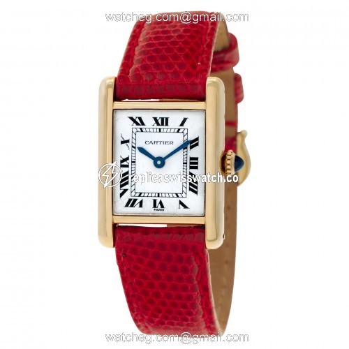 Cartier Cartier 1684 Tank Manual Female 18k yellow gold Replica
