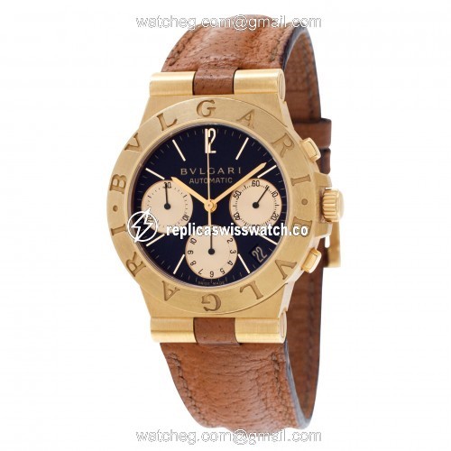 Bvlgari CH35G Diagono Professional Automatic Unisex 18k yellow gold Replica