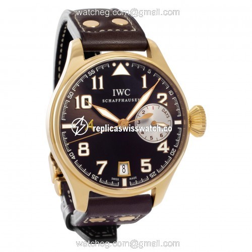 IWC IW500421 Big Pilot Saint Exupery Automatic Male 18k rose gold Replica