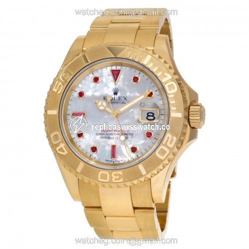 Rolex 166288 Yacht-Master Automatic Male 18k yellow gold Replica