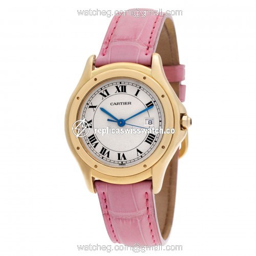 Cartier 116000R Cougar Quartz Female 18k yellow gold Replica