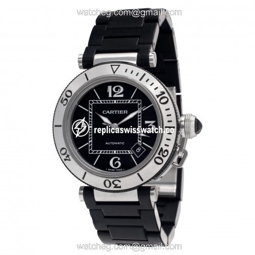 Cartier W31077U2 Pasha Seatimer Automatic Male Stainless Steel Replica