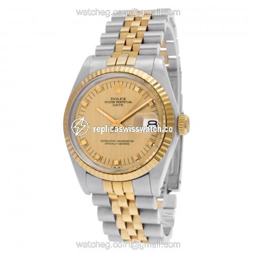Rolex 1505 Date Automatic Male Stainless Steel Replica