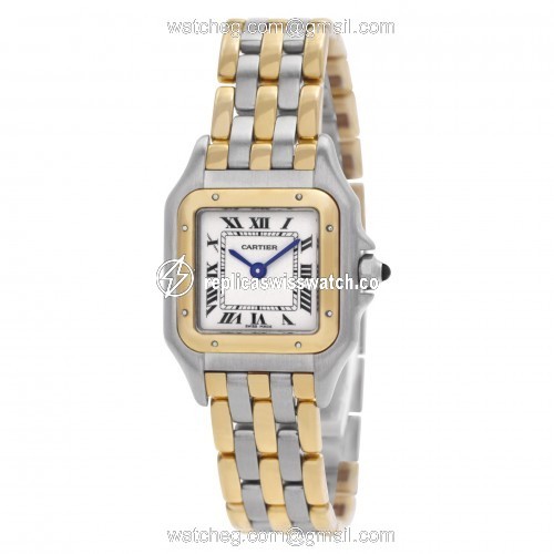 Cartier W25028B Panthere Quartz Female Stainless Steel Replica