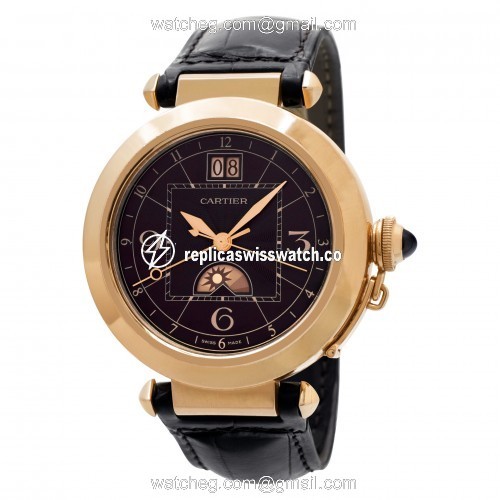 Cartier W3030001 Pasha Automatic Male 18k rose gold Replica