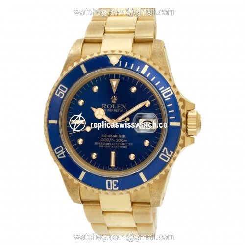 Rolex 16808 Submariner Automatic Male 18k yellow gold Replica