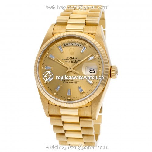 Rolex 18038 Day-Date Automatic Male 18k yellow gold Replica
