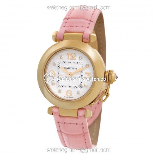 Cartier WJ11891G Pasha Automatic Female 18k yellow gold Replica