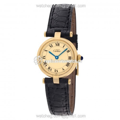 Cartier 052429 Vendome Quartz Female Vermeil Replica
