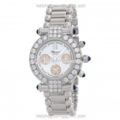 Chopard 719173 Imperiale Quartz Female 18k White Gold Replica