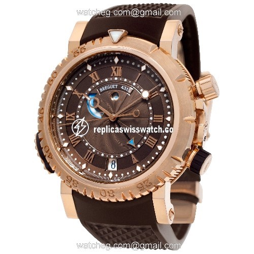 Breguet 5847 Marine Royale Automatic Male 18k rose gold Replica