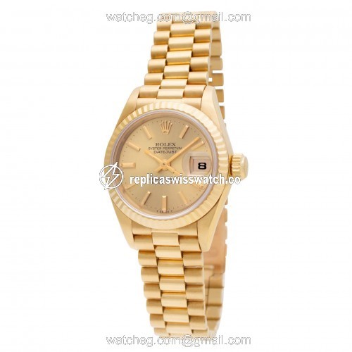 Rolex 69178 Datejust Automatic Female 18k yellow gold Replica