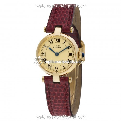 Cartier 59004 Must Quartz Male Vermeil Replica