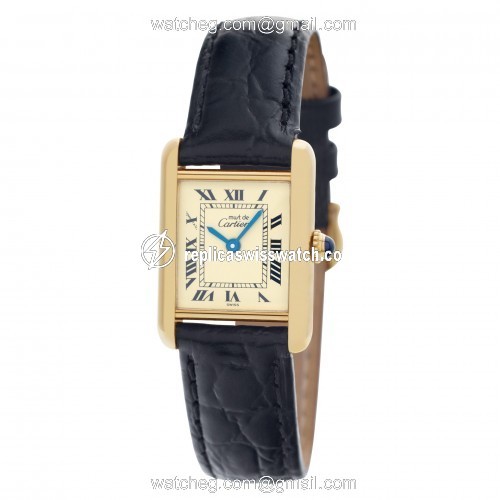 Cartier Cartier 1635 Must de Manual Female Vermeil Replica