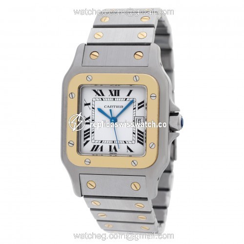 Cartier ac 23.80 Santos Automatic Unisex Stainless Steel Replica
