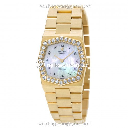 Rolex 4661 Cellini Manual Female 18k yellow gold Replica