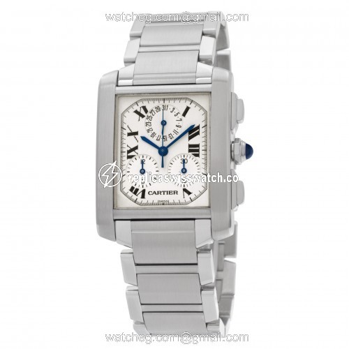 Cartier 2303 Tank Francaise Quartz Male Stainless Steel Replica