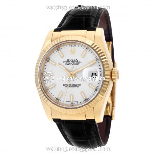 Rolex 116138 Datejust Automatic Unisex 18k yellow gold Replica