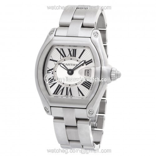 Cartier W62016V3 Roadster Quartz Female Stainless Steel Replica