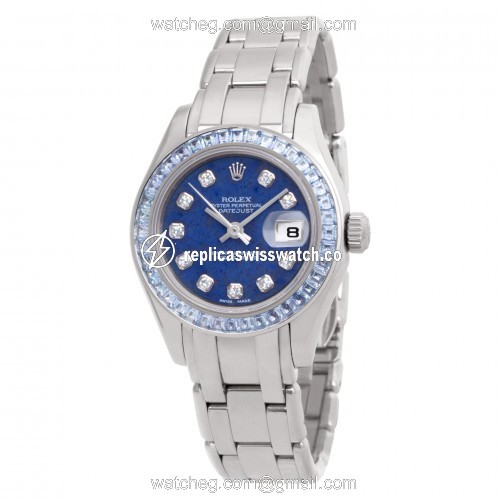 Rolex 80309 Pearlmaster Automatic Female 18k White Gold Replica