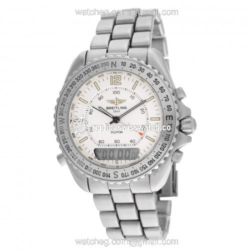 Breitling A51038 Pluton Quartz Male Stainless Steel Watches Breitling A51038 Pluton Quartz Male Stainless Steel Watches