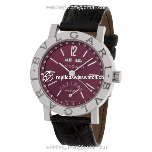 Bvlgari BB GL AC Diagono Automatic Unisex 18k White Gold Replica