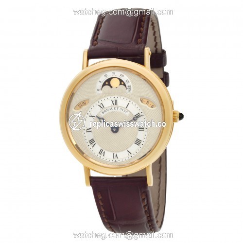Breguet 3337BA/11/286 Classique Automatic Male 18k yellow gold Replica