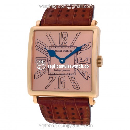 Roger Dubuis G43575 Golden Square Automatic Male 18k rose gold Replica