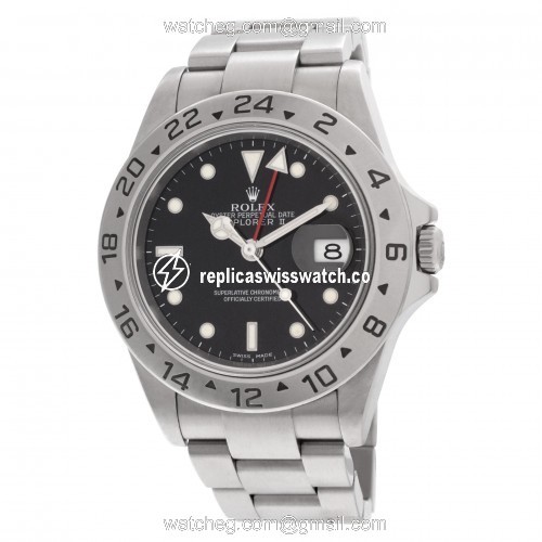 Rolex 16570 Explorer II Automatic Male Stainless Steel Replica