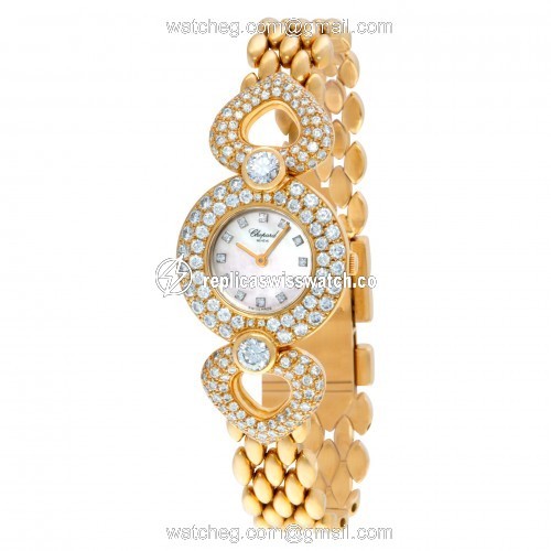Chopard 10/6300-20 Classique Quartz Female 18k yellow gold Replica