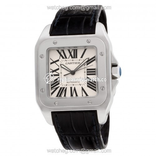 Cartier W20073X8 Santos 100 Automatic Male Stainless Steel Replica