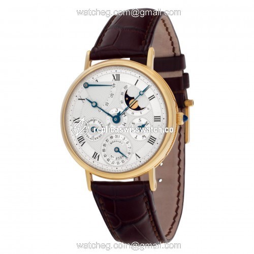 Breguet 3310ba/13/296 Perpetual Calendar Automatic Male 18k yellow gold Replica