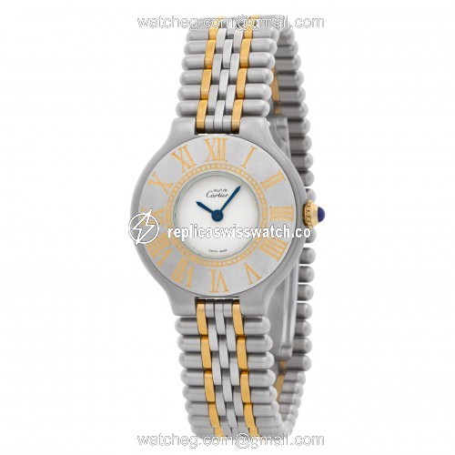 Cartier A00382 Must 21 Quartz Female Stainless Steel Replica