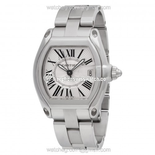 Cartier W62025V3 Roadster Automatic Male Stainless Steel Replica