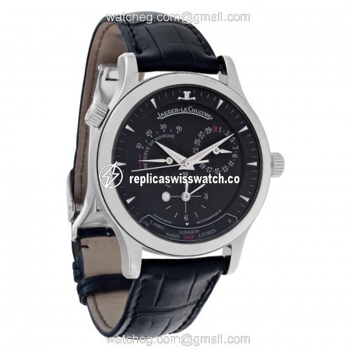 Jaeger LeCoultre 142.8.92.S Master Geographic Automatic Male Stainless Steel Replica