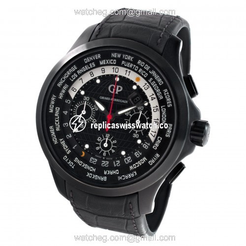 Girard Perregaux 49700-21-631 BB6C Traveller Automatic Male Titanium Replica