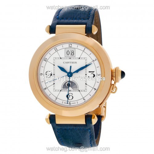 Cartier W3109151 Pasha Automatic Male 18k rose gold Replica
