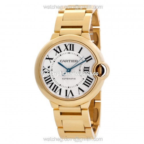 Cartier WGBB0011 Ballon Bleu Automatic Unisex 18k yellow gold Replica