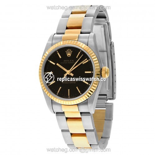 Rolex 67513 Oyster Perpetual Automatic Female Stainless Steel Replica