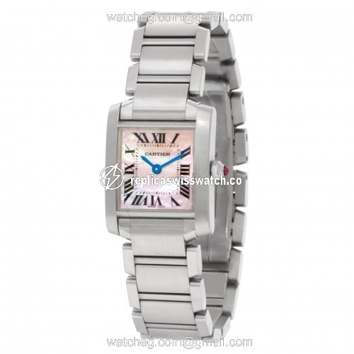 Cartier W51028Q3 Tank Francaise Quartz Female Stainless Steel Replica