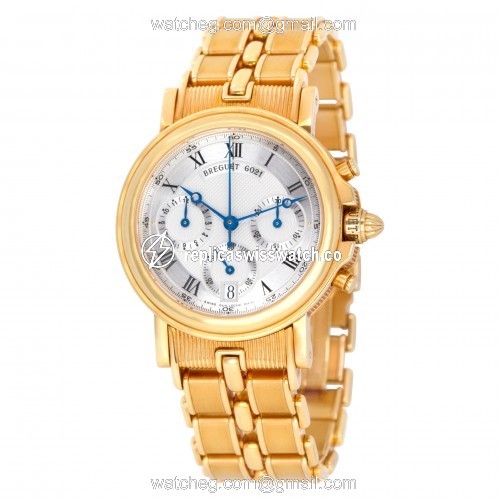 Breguet 3940 Chronograph Automatic Male 18k yellow gold Replica