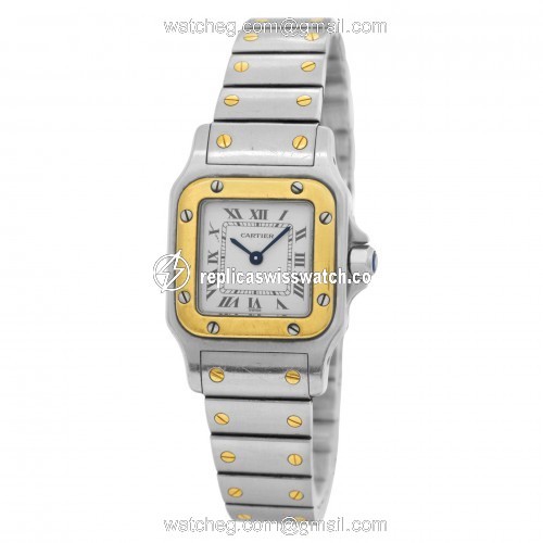 Cartier W20012C4 Santos Quartz Female Stainless Steel Replica
