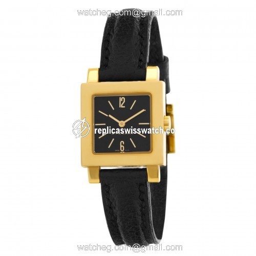 Bvlgari SQ22GL Quadrato Quartz Female 18k yellow gold Replica