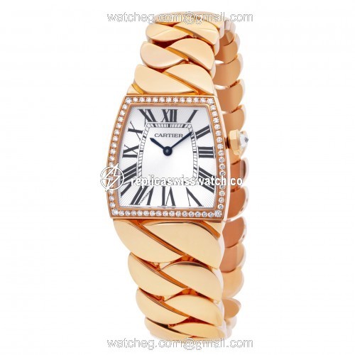 Cartier WE600501 la dona Quartz Female 18k Pink Gold Replica