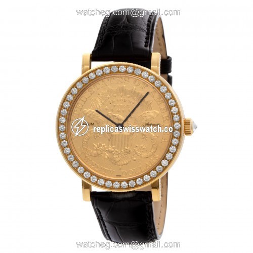 Corum 293.646.65/0001 $20 Coin Automatic Male 18k yellow gold Replica