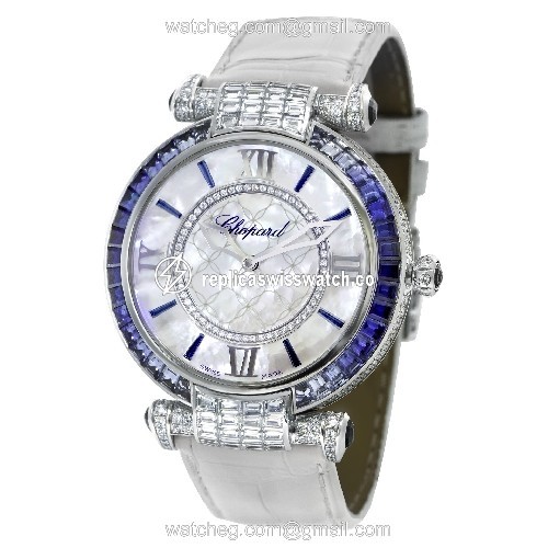 Chopard 384239-1013 Imperial Automatic Female 18k White Gold Replica