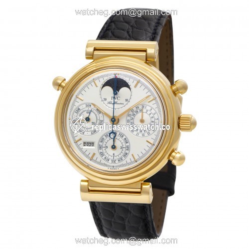 IWC 3751 Da Vinci Automatic Male 18k yellow gold Replica
